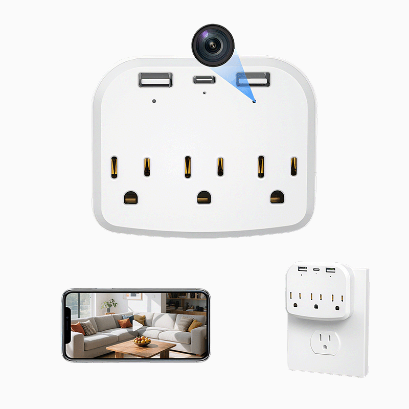 OVOC03 1080P Wireless Wall Outlet Charger  Cameras -main 